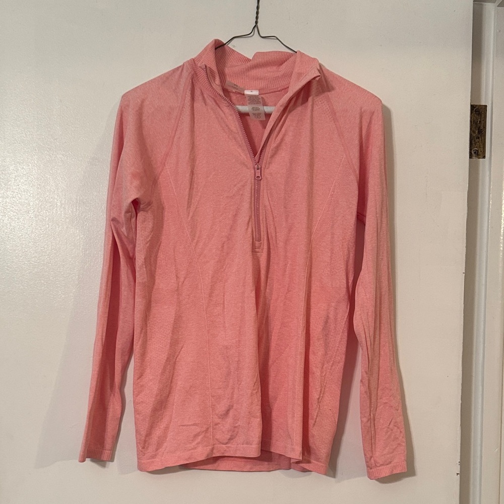 CALIA Golf Pink Quarter-Zip Pullover